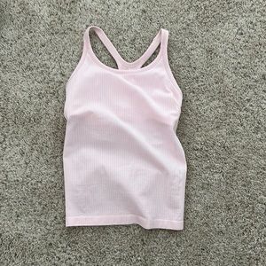 lululemon ebb to street tank!! (strawberry milkshake)